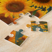 Photography Sunflower Field Complex Jigsaw Puzzles ジグソーパズル (側面)