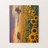 Photography Sunflower Field Complex Jigsaw Puzzles ジグソーパズル (縦)