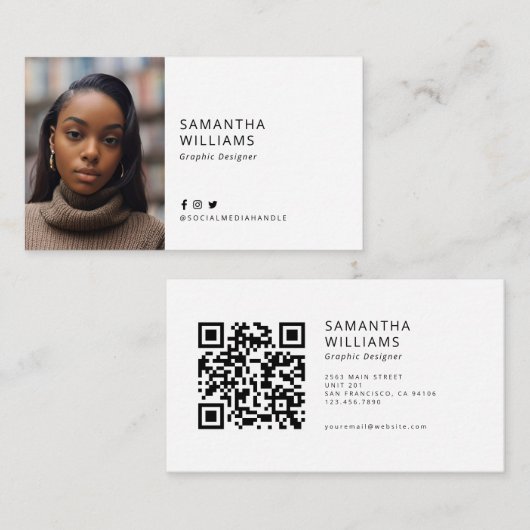 Photoleap名刺 名刺 (正面/裏面)