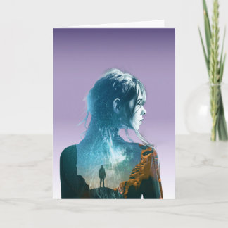 Photoleap垂直グリーティングカード カード