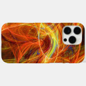 PHOTONオレンジ熱狂する色の黄色の抽象芸術渦巻き Case-Mate iPhoneケース (裏面 (横))