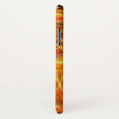 PHOTONオレンジ熱狂する色ピンク黄色フラクタルスワーズ Case-Mate iPhoneケース (裏面/右)