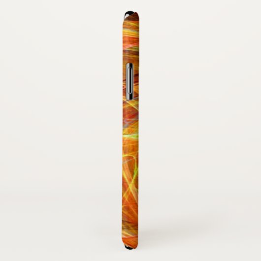 PHOTONオレンジ熱狂する色ピンク黄色フラクタルスワーズ Case-Mate iPhoneケース (裏面/右)