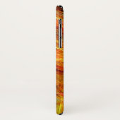 PHOTONオレンジ熱狂する色ピンク黄色フラクタルスワーズ Case-Mate iPhoneケース (裏面/左)