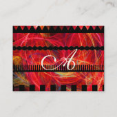 PHOTONモノグラム鮮やかブラックレッド 名刺 (裏面)