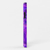 PHOTON 熱狂する Purple Blue Fractal Swirls Case-Mate iPhoneケース (裏面/右)