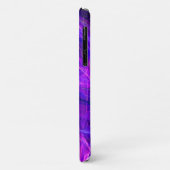 PHOTON 熱狂する Purple Blue Fractal Swirls Case-Mate iPhoneケース (裏面/左)