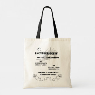 Photoperiodism & Biology Smile tote bag トートバッグ