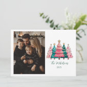 PhotoPink Forest Christmas シーズンカード (スタンド正面)