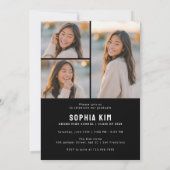 PhotoPop Chic Graduation Party 招待状 (裏面)