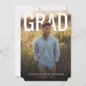 PhotoPop Contemporary Graduation Party 招待状 (正面)