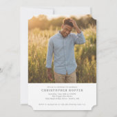 PhotoPop Contemporary Graduation Party 招待状 (裏面)