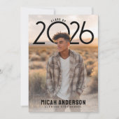 PhotoPop Modern Graduation 案内状 (正面)