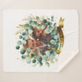 PHOTO's 結婚 Gift Newlywedsアニバーサリーカップル シェルパブランケット (正面(横))