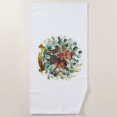 PHOTO's 結婚 Gift Newlywedsアニバーサリーカップル ビーチタオル (正面)