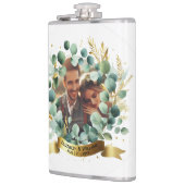 PHOTO's 結婚 Gift Newlywedsアニバーサリーカップル フラスク (左)