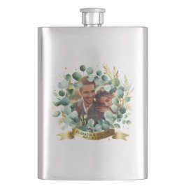 PHOTO's 結婚 Gift Newlywedsアニバーサリーカップル フラスク