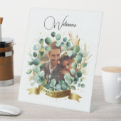 PHOTO's 結婚 Gift Newlywedsアニバーサリーカップル 台座サイン (インサイチュ)