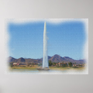 Photo's 絵画 of Fountain Hills, Az ポスター