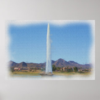 Photo's 絵画 of Fountain Hills, Az ポスター
