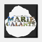 Photos de Marie-Galante マグネット (正面)