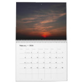 Photos of the Sky /Two Page MediumCalendar, White カレンダー (2月 2026)