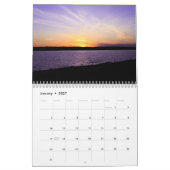 Photos of the Sky /Two Page MediumCalendar, White カレンダー (1月 2027)