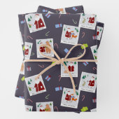 Photos with Santaラッピング紙 ラッピングペーパーシート (インサイチュ)