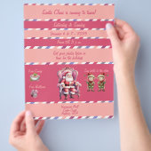 Photos With Santa In the Mall Flyer チラシ (手)