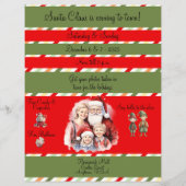 Photos With Santa In the Mall Flyer チラシ (正面)