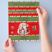 Photos With Santa In the Mall Flyer チラシ (手)