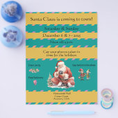 Photos With Santa In the Mall Flyer チラシ (シングル)