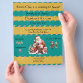 Photos With Santa In the Mall Flyer チラシ (手)