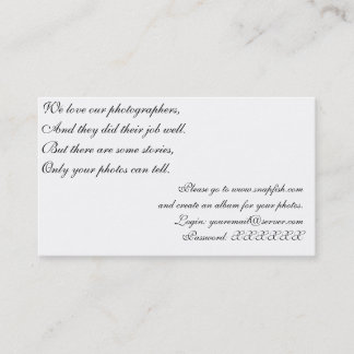 Photosharingカード 名刺