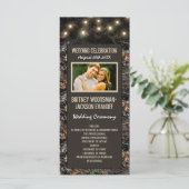 PhotoString Lights +狩り迷彩柄結婚式 プログラム (スタンド正面)