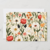 PhotoWhimitusical Wildflower 結婚 Meadow's セーブザデート (裏面)