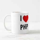 PHPが大好き コーヒーマグカップ (左)