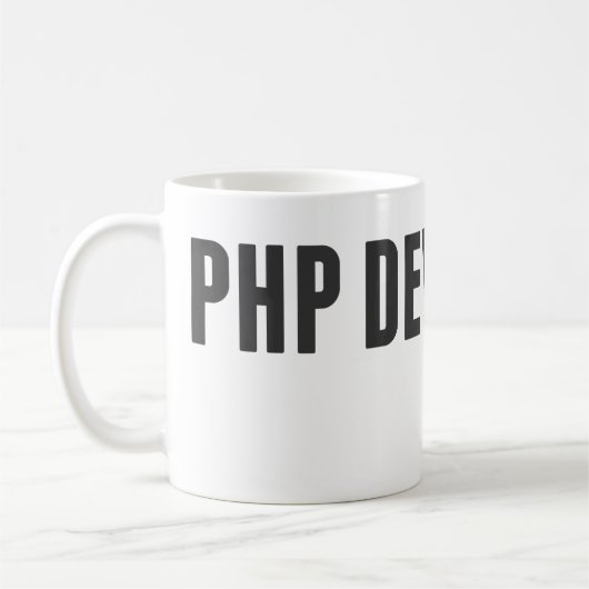 PHPの開発者 コーヒーマグカップ (左)