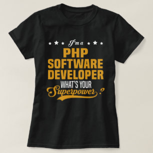 PHPソフトウェア開発者 Tシャツ
