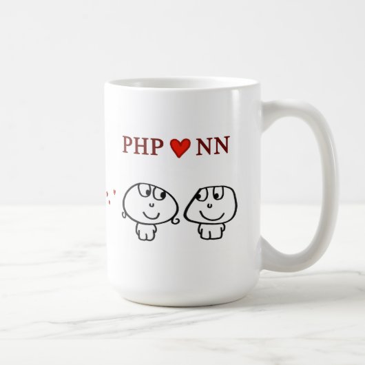"PHPハートNN " コーヒーマグカップ (右)