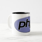 php大きい ツートーンマグカップ (正面左)