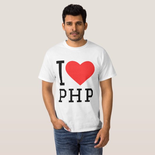 PHP大好き Tシャツ (正面フル)