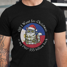 PHP3550億円のクリスマス フィリピン 汚職 Tシャツ