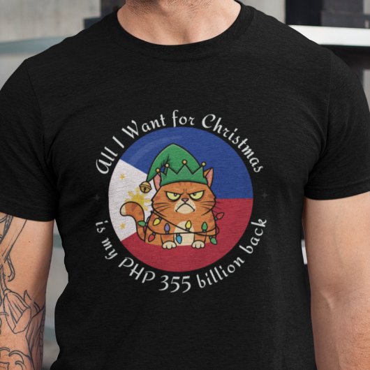 PHP3550億円 クリスマスのフィリピン汚職 Tシャツ