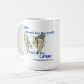 PHRのカフェインのマグ コーヒーマグカップ (正面左)