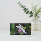 Phragmipediumの蘭 名刺 (スタンド正面)