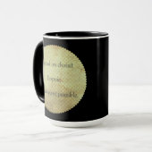 Phrase motivation - proverbe en Français - vintage マグカップ (正面左)