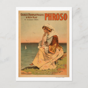 Phroso Woman atビーチ劇場用ポスター ポストカード