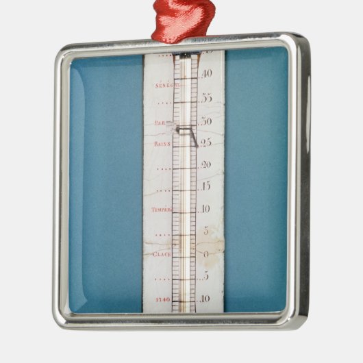 phrygianボンネットと乗り越えられる温度計 メタルオーナメント (左)