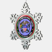 PHSCC委託隊 スノーフレークピューターオーナメント (右)